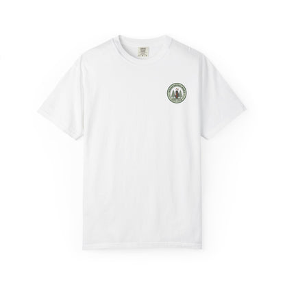 Golf "Whispering Pines" Course | Comfort Colors® | Golf Course Map Graphic Tee