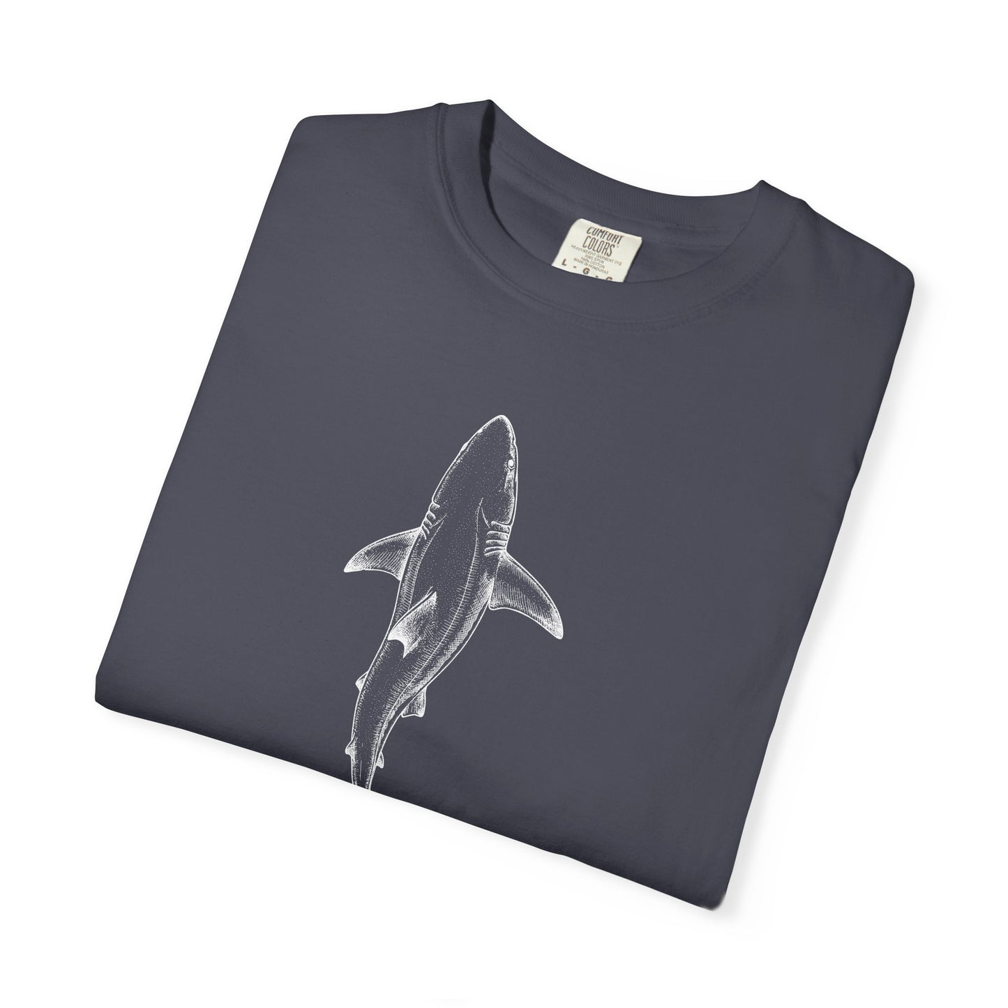 Motion Shark Graphic Tee — Comfort Colors® Illustration T-Shirt