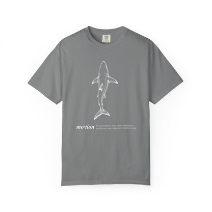 Motion Shark Graphic Tee — Comfort Colors® Illustration T-Shirt